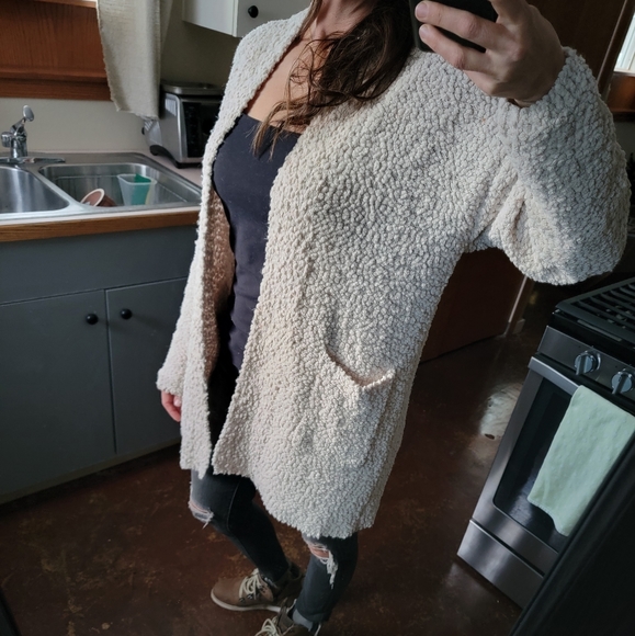 Oversized cardigan sweater - Picture 3 of 16